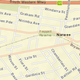 Narwee Street Map