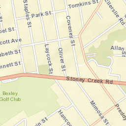 Bexley Street Map