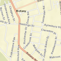 Botany Street Map