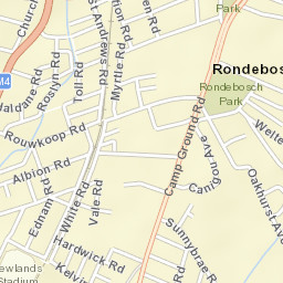 Rondebosch Street Map