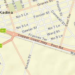 Kadina Street Map