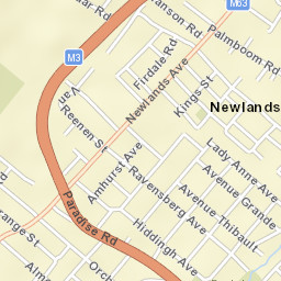 Newlands Street Map