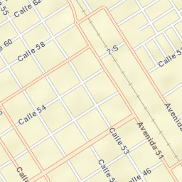 Villa Cañás Street Map