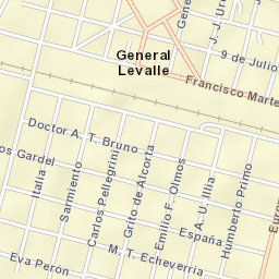 General Levalle Street Map
