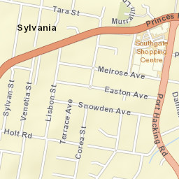 Sylvania Street Map