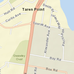 Taren Point Street Map