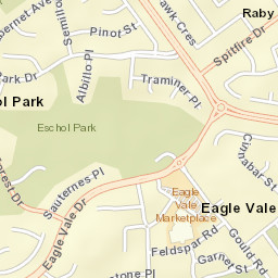 Eschol Park Street Map