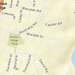 Barden Ridge Street Map