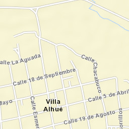Alhué Street Map