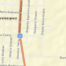Velázquez Street Map