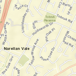 Narellan Vale Street Map