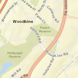 Woodbine Street Map