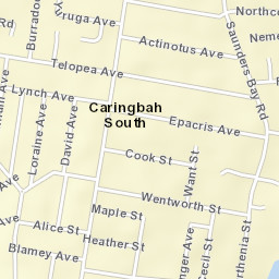 Caringbah South Street Map