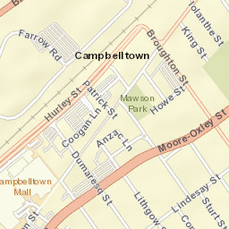 Campbelltown Street Map