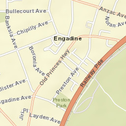 Engadine Street Map