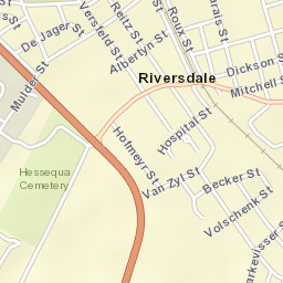 Riversdale Street Map