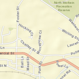 Merbein Street Map