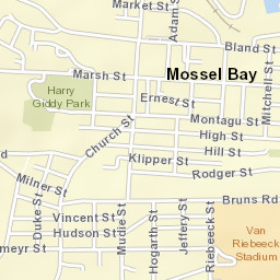Mossel Bay Street Map