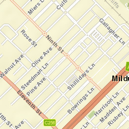 Mildura Street Map