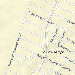 25 de Mayo Street Map