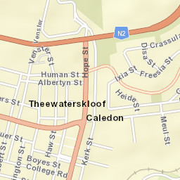 Caledon Street Map