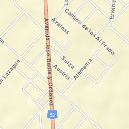 Nueva Helvecia Street Map