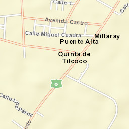 Quinta de Tilcoco Street Map