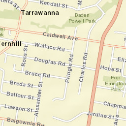 Tarrawanna Street Map