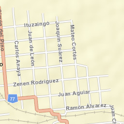 25 de Agosto Street Map