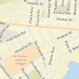 Hermanus Street Map