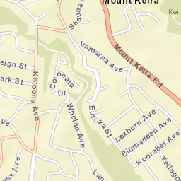 West Wollongong Street Map