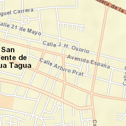 San Vicente Street Map