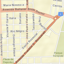 Colonia del Sacramento Street Map