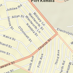 Port Kembla Street Map
