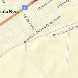 Santa Rosa Street Map