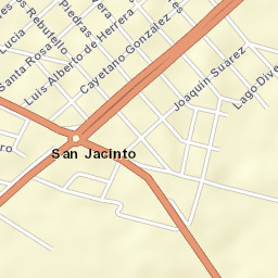San Jacinto Street Map
