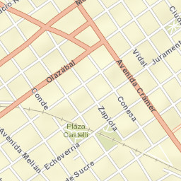 Belgrano Street Map