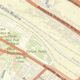 Retiro Street Map