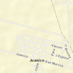 Juanicó Street Map