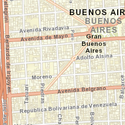 Buenos Aires Street Map