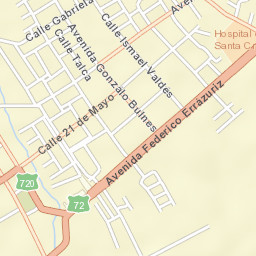 Santa Cruz Street Map