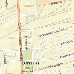 Barracas Street Map