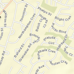 Elizabeth East Street Map