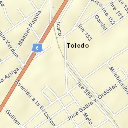 Toledo Street Map