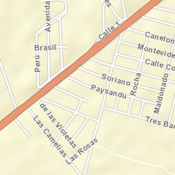 Barros Blancos Street Map