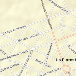 La Floresta Street Map