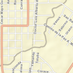 La Paz Street Map