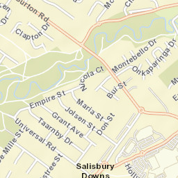Salisbury Downs Street Map