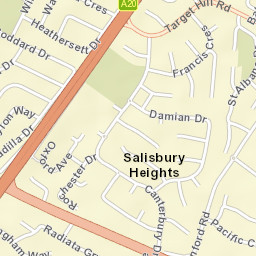 Salisbury Park Street Map