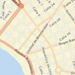Atlántida Street Map